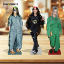 Billie Eilish Shelf Top Pack Cardboard Cut Outs. Height 31cm - The Musicstore UK
