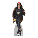 Billie Eilish (Smiling Peace Sign) Life Size Cardboard Cut Out (with Mini Cutout) - The Musicstore UK