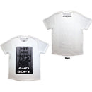Billie Eilish Unisex T-Shirt: Hit Me Hard And Soft Falling (White) (Back Print) - The Musicstore UK