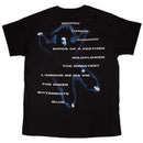 Billie Eilish Unisex T-Shirt: Hit Me Hard And Soft Tracklist (Back Print) - The Musicstore UK
