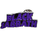 Black Sabbath Pin Badge: Purple Wavy Logo - The Musicstore UK