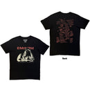 Eminem Unisex T-Shirt: Eminem Script Lyrics (Black) (Back Print) - The Musicstore UK