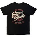 Eminem Unisex T-Shirt: The Real Slim Shady (Black) (Back Print) - The Musicstore UK