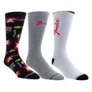 Fender Unisex Sock Guitar Tin: (3 Pairs per pack) Logos (Multicolour) (UK Size 6.5 - 11) - The Musicstore UK