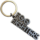 Foo Fighters (Stacked Logo) Metal Keychain - The Musicstore UK