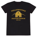 Yellowstone - Sand Ranch (Unisex Black T-shirt)