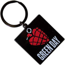 Green Day (Grenade Logo) Metal Keychain - The Musicstore UK