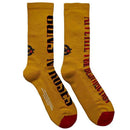 Guns N' Roses Unisex Terry Socks: Appetite for Destruction (Yellow) (UK Size 7 - 11) - The Musicstore UK
