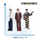 Harry Three Pack Shelf Top Cutout Cardboard Cut Out Height 31cm - The Musicstore UK