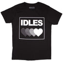 Idles Unisex T-Shirt: Gradient Heart - The Musicstore UK