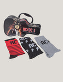 AC/DC - AC/DC Socks 3 Pack In Guitar Tin (One Size)