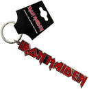 Iron Maiden (Logo with Tails) Metal Keychain - The Musicstore UK