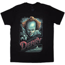 IT Unisex T-Shirt: Pennywise Derry (Black) - The Musicstore UK