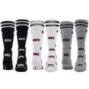 KISS Unisex Sock Gift Box: (3 Per Pack) Logos (Multicolour) (UK Size 6.5 - 11) - The Musicstore UK