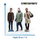 Liam and Noel Gallagher Shelftop Cutout Pack Cardboard Cut Out Height 30cm - The Musicstore UK