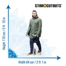 Liam Gallagher Life Size Cardboard Cut Out (with Mini Cutout) - The Musicstore UK