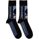Linkin Park Unisex Ankle Socks: Crouching (Black) (UK Size 7 - 11) - The Musicstore UK