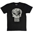 Marvel Comics Unisex T-Shirt: Punisher Distressed Logo (Black) - The Musicstore UK