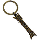 Megadeth (Gold Logo) Metal Keychain - The Musicstore UK