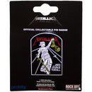 Metallica Pin Badge: And Justice For All Tombstone - The Musicstore UK
