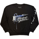 Michael Jackson Unisex Sweatshirt-Shirt: Thriller / Hat Poses (Black) (Back Print) - The Musicstore UK