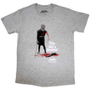 Monty Python Unisex T-Shirt: Tis But A Scratch (Grey) - The Musicstore UK