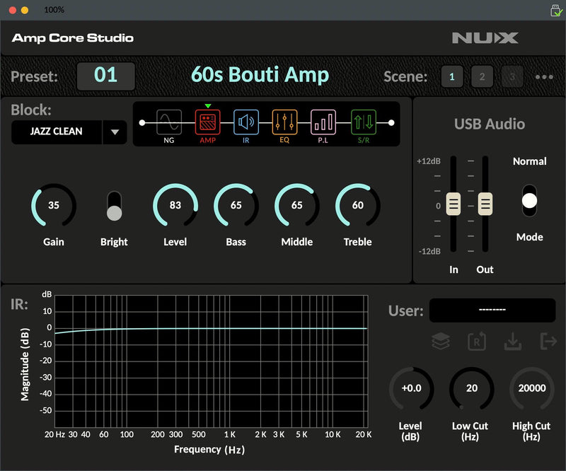 NUX Amp Core Studio Guitar Pedal