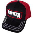 Pantera Unisex Mesh Back Cap: B&W Patch (Black & Red) - The Musicstore UK