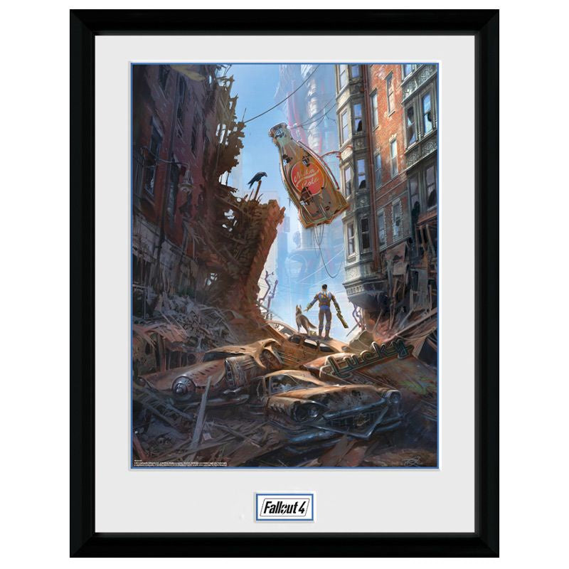 Fallout (Street Scene) Framed Collector Print 30x40cm