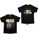 Pierce The Veil Unisex T-Shirt: I Can't Hear You (Black) (Back Print) - The Musicstore UK