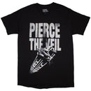 Pierce The Veil Unisex T-Shirt: Large Text (Black) - The Musicstore UK