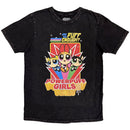 Power Puff Girls Unisex Stone Wash T-Shirt: Are You Puff Enough? (Black) - The Musicstore UK