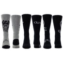 Queen Unisex Sock Gift Box: (3 in a Pack) Logos (Multicolour) (UK Size 6.5 - 11) - The Musicstore UK