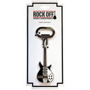 Rock Off Bottle Opener: Mathew Street B&W Guitar - The Musicstore UK