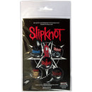 Slipknot Button Badge Pack: Tribal S - The Musicstore UK