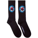The Jam Unisex Terry Socks: Target Logo (Black) (UK Size 7 - 11) - The Musicstore UK