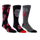 The Rolling Stones Unisex Sock Gift Box: Logos (Multicolour) (UK Size 6.5 - 11) - The Musicstore UK
