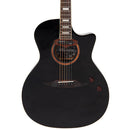 Vintage Revo Elektra Electro Acoustic Guitar. Black Silk - The Musicstore UK