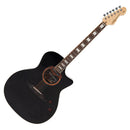 Vintage Revo Elektra Electro Acoustic Guitar. Black Silk - The Musicstore UK