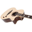 Vintage Revo Elektra Electro Acoustic Guitar. Natural Silk - The Musicstore UK