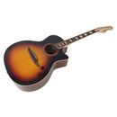 Vintage Revo Elektra Electro Acoustic Guitar. Sunburst Silk - The Musicstore UK
