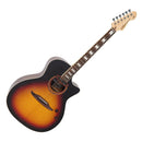 Vintage Revo Elektra Electro Acoustic Guitar. Sunburst Silk - The Musicstore UK