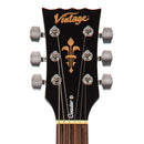Vintage V10 Coaster Series Electric Guitar Pack. Boulevard Black - The Musicstore UK