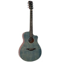 Vintage VC300 Pacific Coast Series Acoustic Guitar . Denim Blue - The Musicstore UK