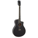 Vintage VC300 Pacific Coast Series Acoustic Guitar. Midnite Black - The Musicstore UK