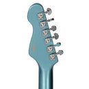 Vintage VSA550 ReIssued Semi Acoustic Guitar. Gun Hill Blue - The Musicstore UK