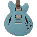 Vintage VSA550 ReIssued Semi Acoustic Guitar. Gun Hill Blue - The Musicstore UK