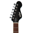 Vintage VSA550 ReIssued Semi Acoustic Guitar. Gun Hill Blue - The Musicstore UK