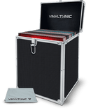 Vinyl Tonic VT02B 12" Black LP Storage Case With Microfibre Cloth - The Musicstore UK