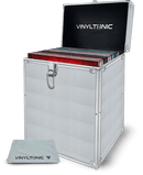 Vinyl Tonic VT02S 12" Silver LP Storage Case With Microfibre Cloth - The Musicstore UK